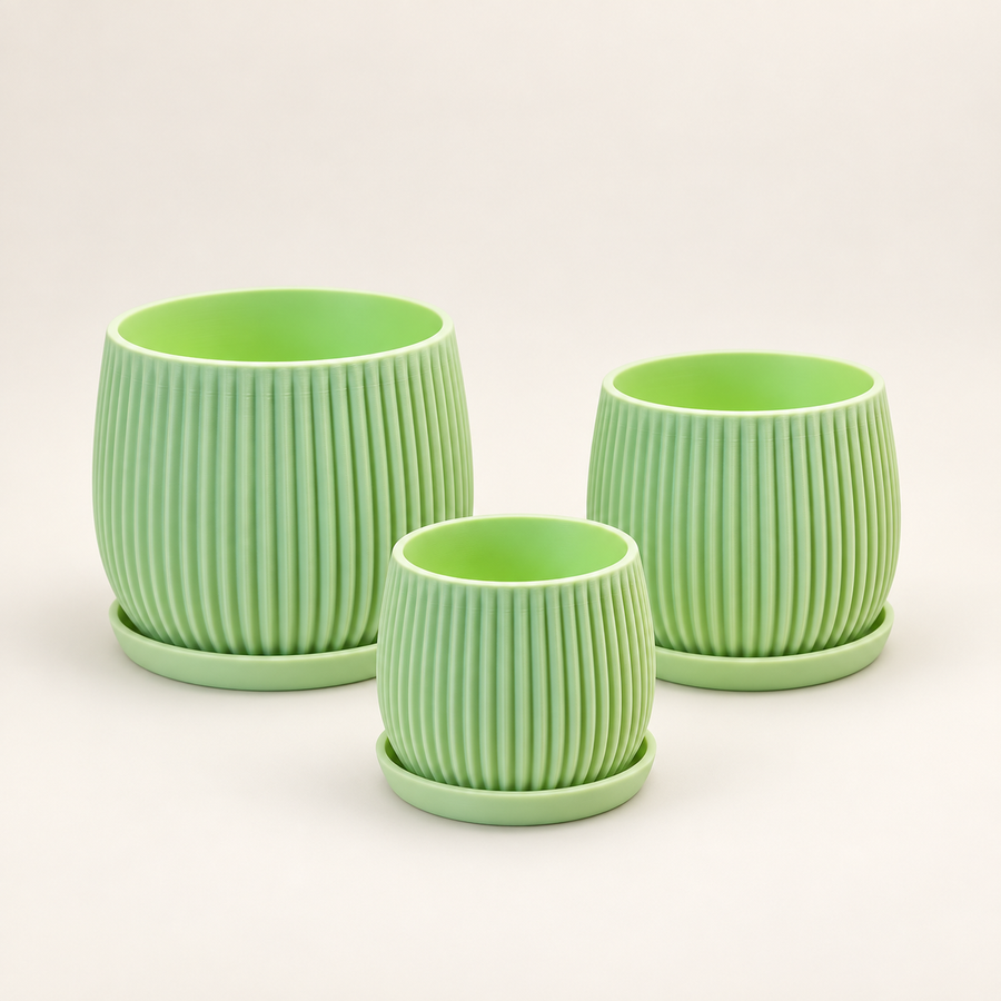 Ribbed Pot